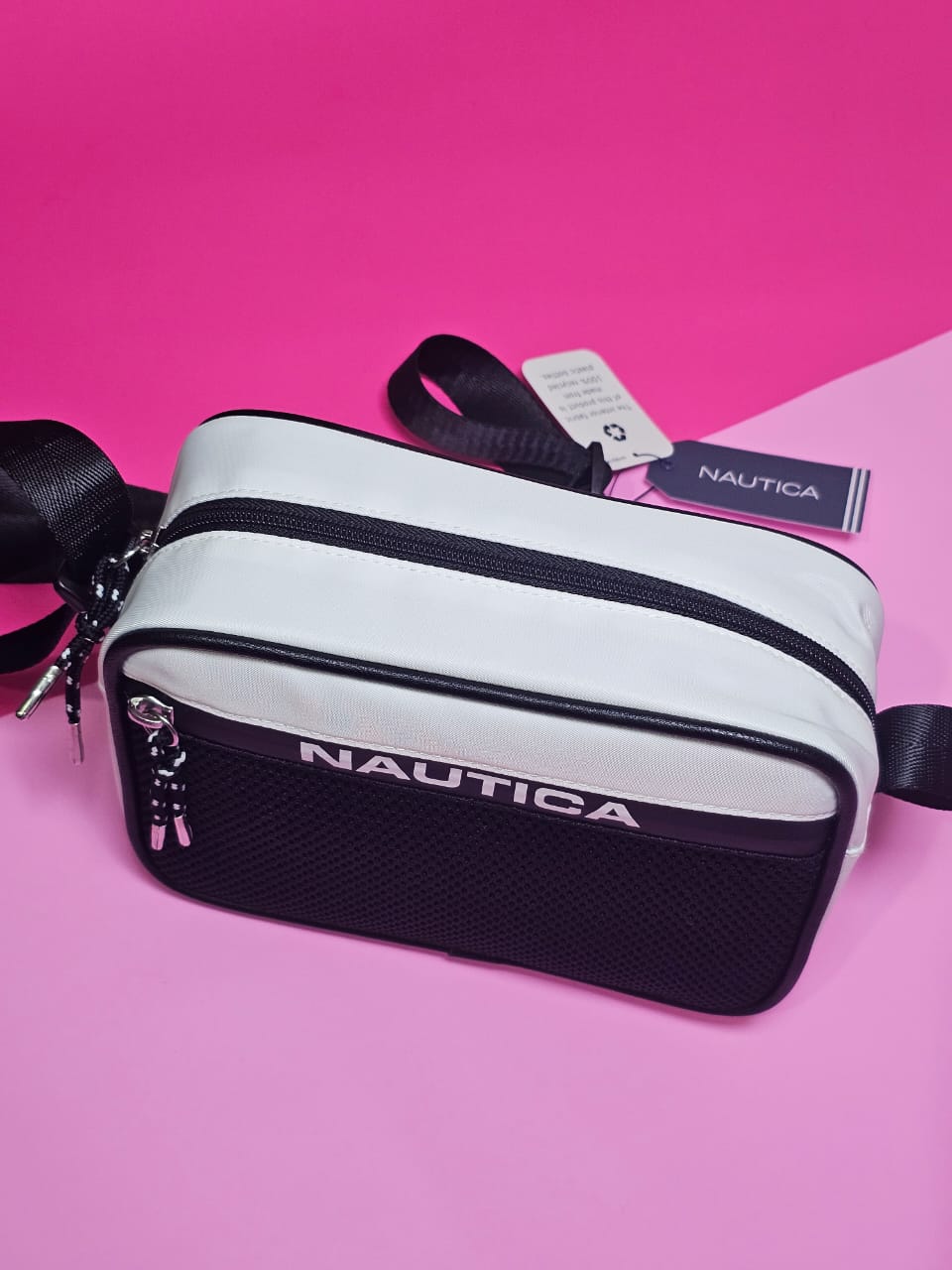 NAUTICA MANOS LIBRES COLOR AZUL CON BLANCO PARA MUJER