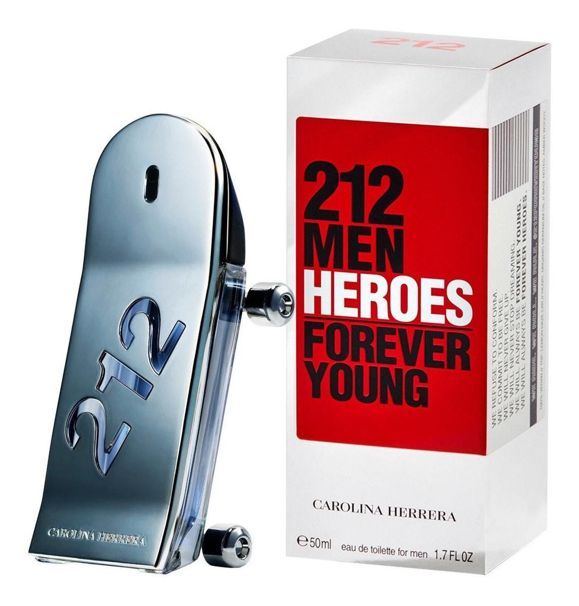 CAROLINA HERRERA CH212 HEROES 50ML EDT PARA HOMBRE