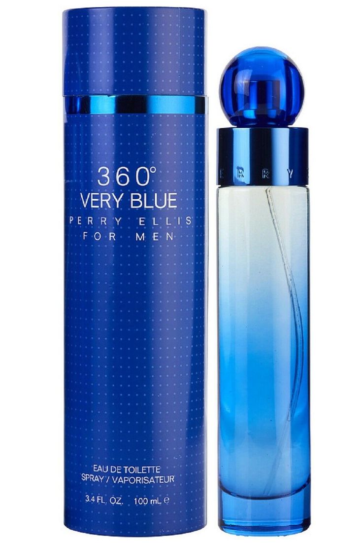 PERRY ELLIS - 360 VERY BLUE  - 100ML EDT - PARA HOMBRE