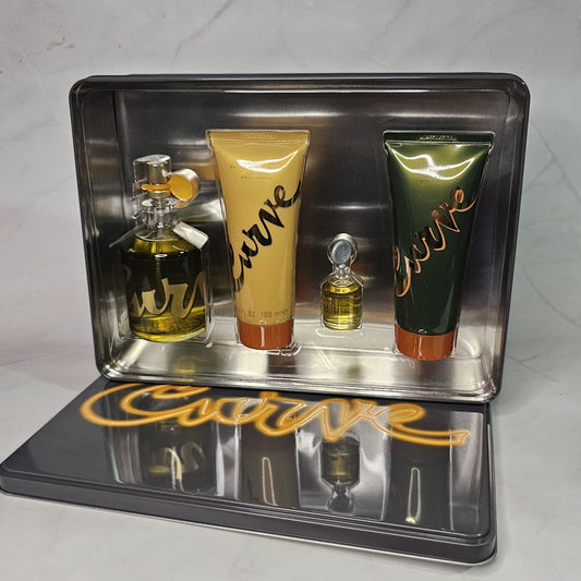 CURVE CLASICO  MEN  SET DE PERFUMERIA 4 PZAS EDT PARA HOMBRE