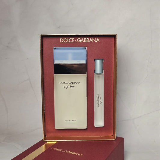 SET DOLCE &GABANNA LIGHT BLUE 2 PIEZAS PARA MUJER