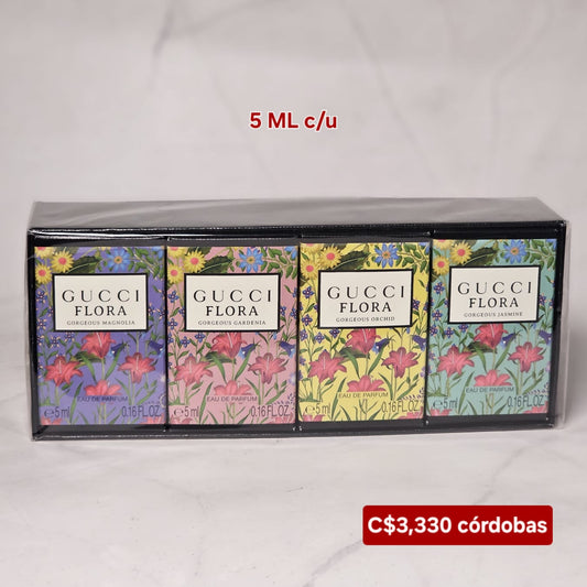 MINI SET GUCCI 4*5ML PARA MUJER