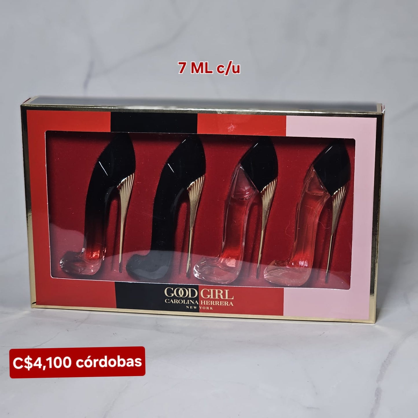 MINI SET GOOD GIRL CAROLINA HERRERA  4*5ML PARA  MUJER