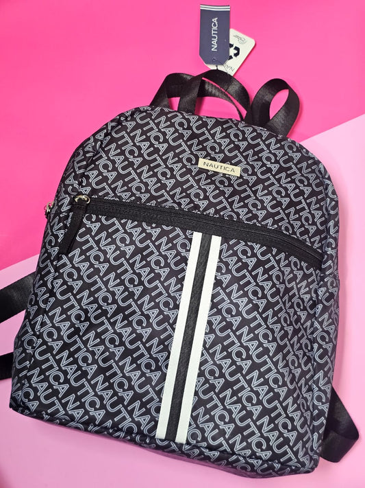 NAUTICA COLOR  NEGRO CON BLANCO PARA MUJER