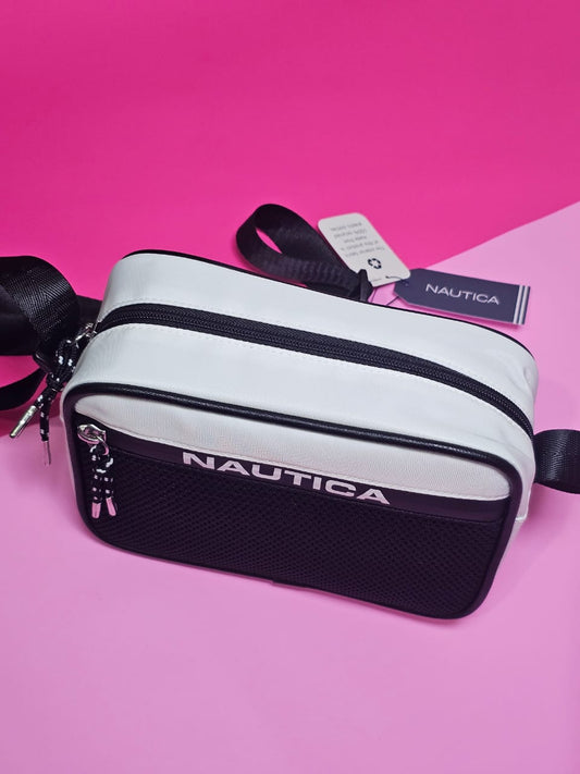 NAUTICA MANOS LIBRES COLOR  AZUL CON BLANCO PARA MUJER