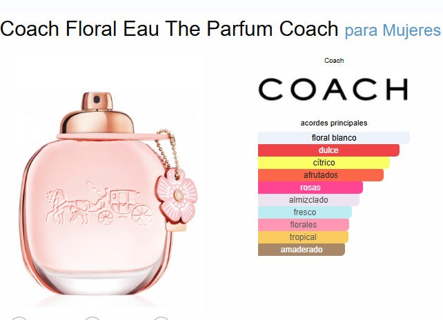 COACH - Coach Floral Eau The Parfum 90ML EDP para Mujeres