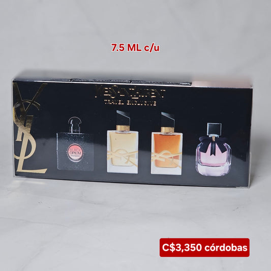 MINI SET YSL 4*5ML PARA MUJER