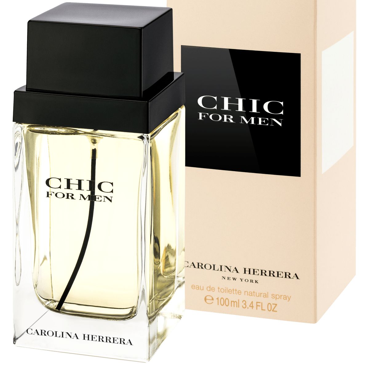 CAROLINA HERRERA CHIC 100ML EDT PARA HOMBRE