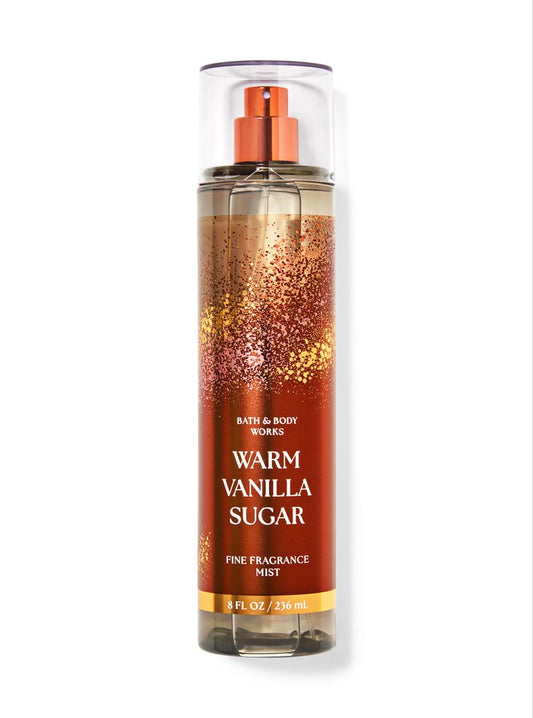 BATH & BODY WORKS - WARM VANILLA SUGAR - BODY MIST 236ML MUJER